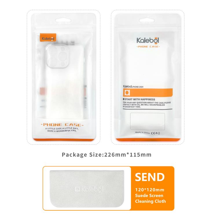 For iPhone 16 Kalebol Highly Transparent PC Hybrid TPU Phone Case by Kalebol