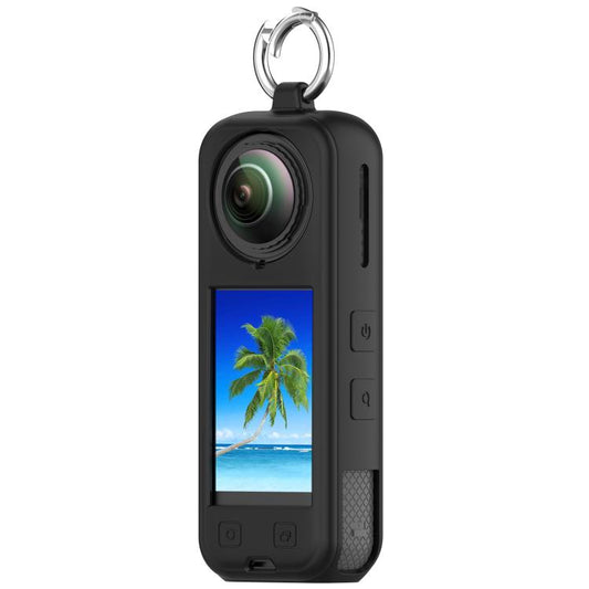 For Insta360 X5 Silicone Protective Case(Black) by bashfashion