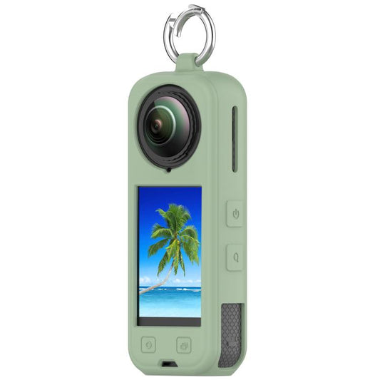 For Insta360 X5 Silicone Protective Case(Ice Lake Green) by bashfashion