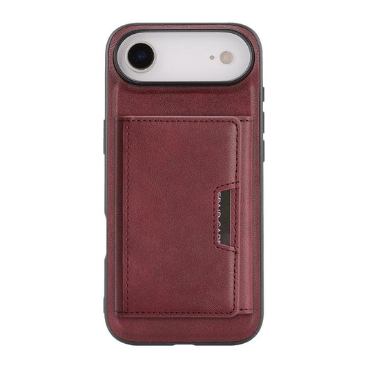 For iPhone Air Kalebol Strong Magnetic MagSafe Tri-Fold Wallet Leather Phone Case(Red) by Kalebol