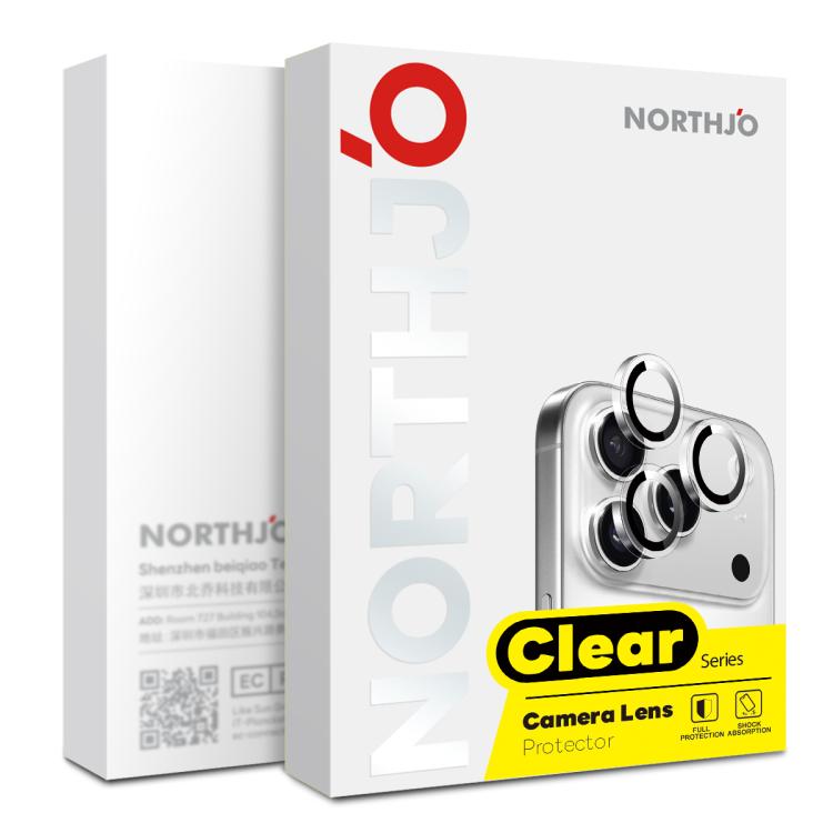 For iPhone Air NORTHJO Camera Lens Protector Clear Ring Tempered Glass Film(Clear) by NORTHJO