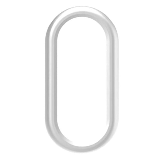 For Xiaomi Smart Band 9 / 9 NFC Half Coverage Hollow PC Watch Protective Cover(Silver) by bashfashion