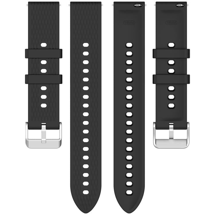 For OnePlus Watch 3 43mm Rhombic Texture Groove Silicone Watch Band(Light Pink) by bashfashion