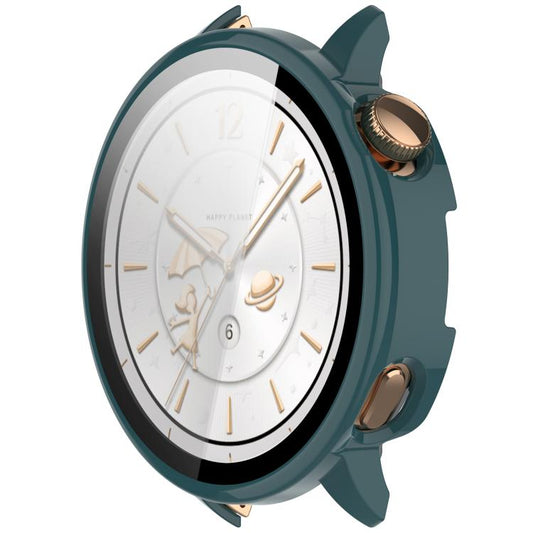 For OnePlus Watch 3 43mm Tempered Film Integrated PC Watch Protective Cover(Pine Green) by bashfashion