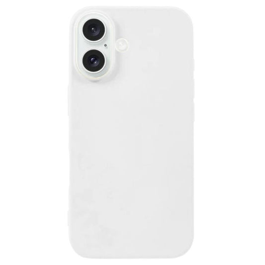 For iPhone 17 Kalebol Solid Color Simple All-inclusive Liquid Silicone Phone Case(White) by Kalebol