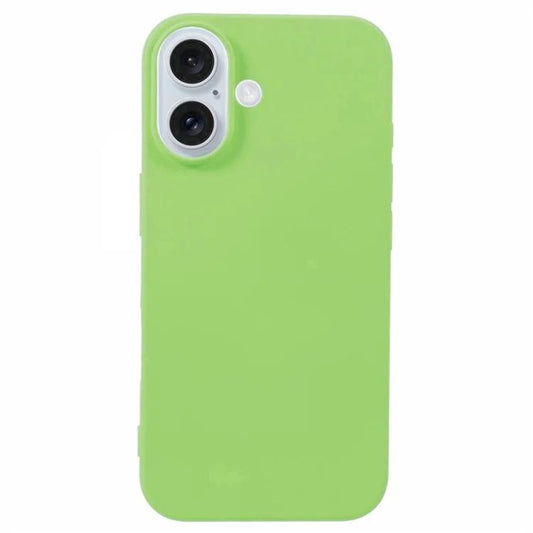 For iPhone 17 Kalebol Solid Color Simple All-inclusive Liquid Silicone Phone Case(Green) by Kalebol