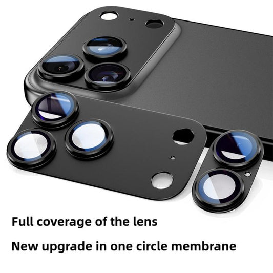 For iPhone Air Kalebol Armor Full-Coverage Metal Lens Ring Protector Film(Black) by Kalebol