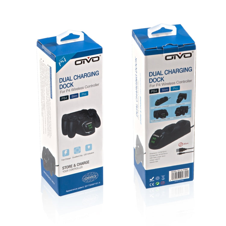 OIVO IV-P4889 Dual Charging Dock for PS4 Wireless Controller by bashfashion
