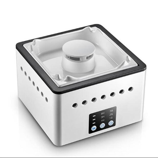 Ashtray Air Purifier Home Indoor Smoke Removal Small Desktop Anti-Secondhand Smoke Artifact(White) by bashfashion