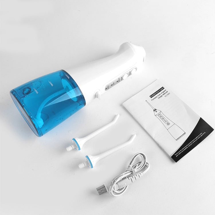 Wireless Water Floss Cleaner Portable 1400mAh USB-Rechargeable Water Flosser IPX7 Waterproof Oral Irrigator, Water Tank Capacity: 300ML by bashfashion