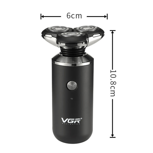 VGR V-317 5W USB Omnidirectional Three-dimensional Floating Three-network Electric Shaver by VGR