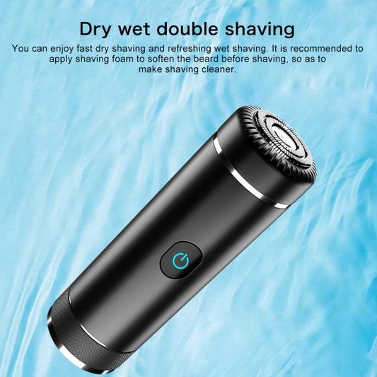 S1080 Mini Metal Turbo Electric Shaver Razor (Black) by bashfashion