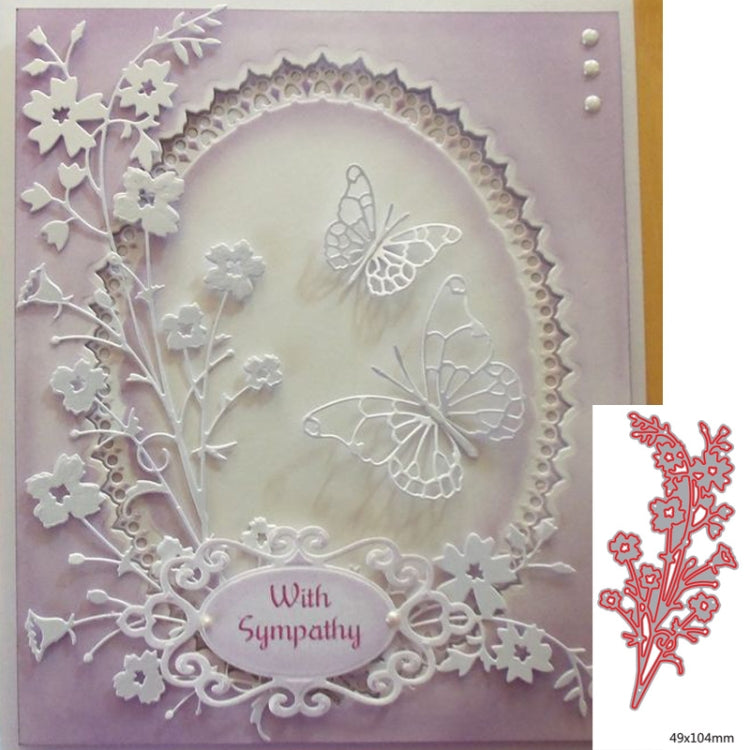 Small Flower Decoration Knife Mold DIY Cutting Book Album Greeting Card Making Mold by bashfashion