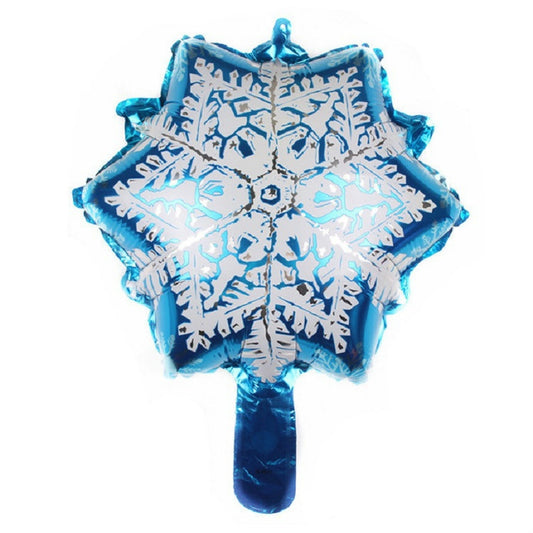5 PCS Snowflake Shaped Holiday Decoration Aluminum Film Balloon, Size:29×40cm Mini Snowflake by bashfashion