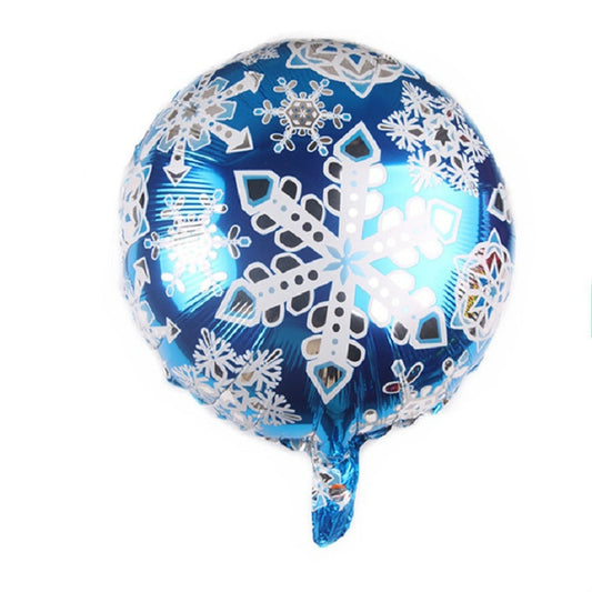 5 PCS Snowflake Shaped Holiday Decoration Aluminum Film Balloon, Size:45×45cm Snowflake by bashfashion