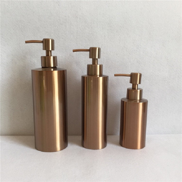 550ml Stainless Steel Hand Soap Bottle Countertop Soap Dispenser(Rose Gold) by bashfashion