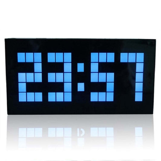 Digital Electronic Alarm Clock Creative LED Desk Clock US Plug, Style:4 Digits 5 Segments(Blue Light) by bashfashion