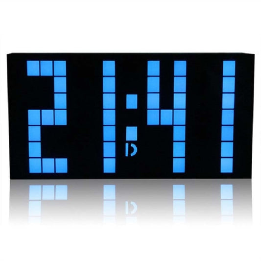 Digital Electronic Alarm Clock Creative LED Desk Clock US Plug, Style:4 Digits 7 Segments(Blue Light) by bashfashion