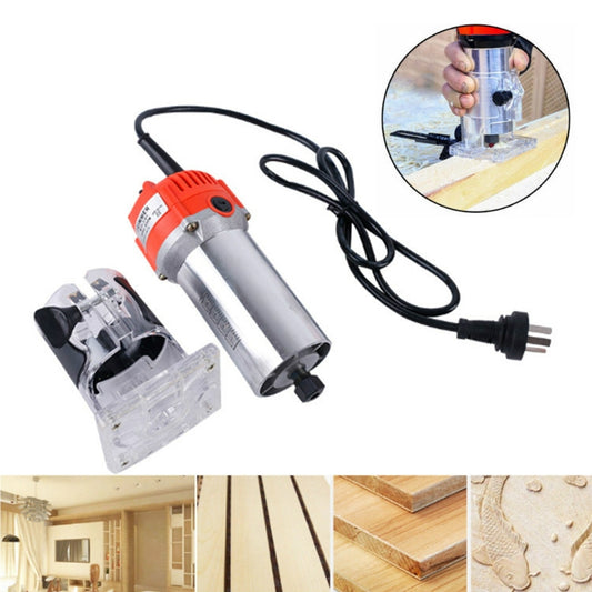 H-6 Woodworking Electric Trimming And Slotting Engraving Machine, Plug Type:UK Plug by bashfashion