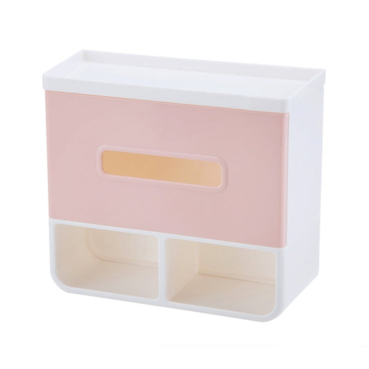 Bathroom No Punching Napkin Holder Tray(Pink) by bashfashion