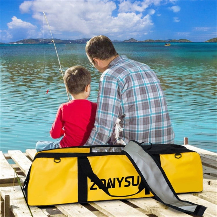 ZONYSUN Shoulder Outdoor Waterproof Bag Diving Long Fins Bag Dry Wet Separation Waterproof Bag, Size:100x20x24cm(Yellow) by bashfashion