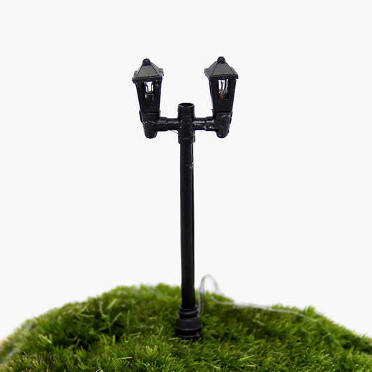 10 PCS Moss Micro Llandscape Decoration Succulent Ecological Bottle Bonsai Pot Model Lamp Ornament(Double Lights up Four Corners Head) by bashfashion