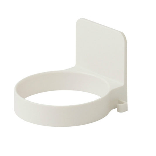 Bathroom Storage Rack Wall-mounted Hair Dryer Rack(White) by bashfashion