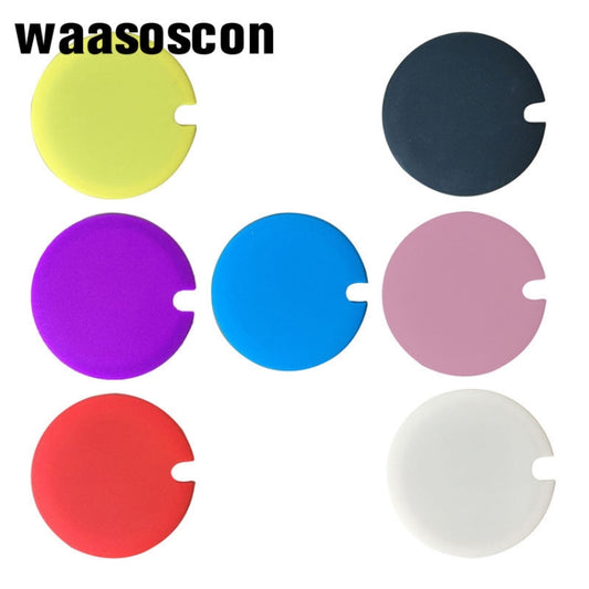 5 PCS Creative Cup Lids Food-grade Silicone Cup Cover Heat-resistant Safe Healthy Silicone Lid with Gap(Red) by bashfashion