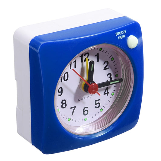 Bedside Mute Alarm Clock With Light & Snooze Function(Blue) by bashfashion