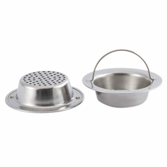 Hand-held Shower Drain Hole Filter Stainless Steel Kitchen Sink Strainer by bashfashion