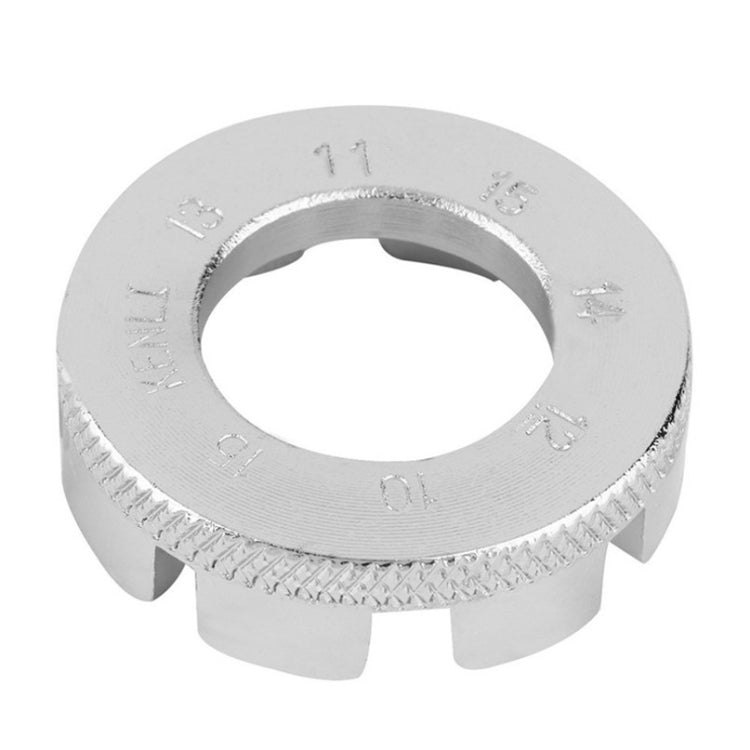 Bicycle spoke wrench tool 8 Way Cycling Wheel Rim Spanner Wrench Repair Tool Accessories(Silver) by bashfashion