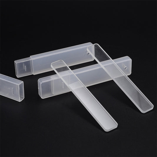 5 PCS Nano Crystal Glass Nail File Manicure Polish Manicure Tool, Specification:Plastic Box by bashfashion