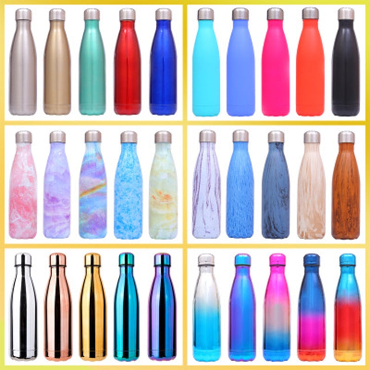 Thermal Cup Vacuum Flask Heat Water Bottle Portable Stainless Steel Sports Kettle, Capacity:500ml(Ocean Blue) by bashfashion