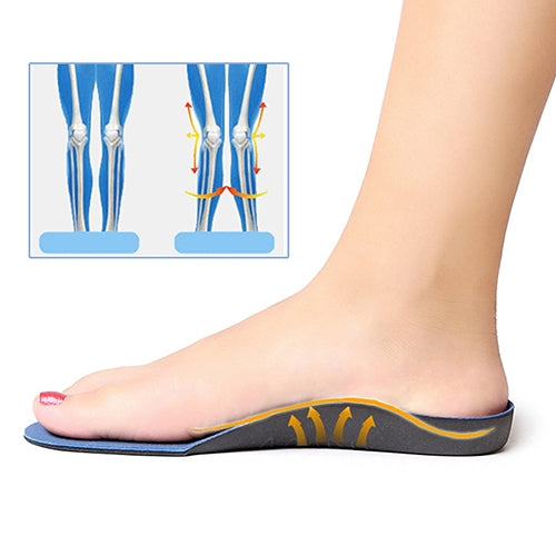 One Pair Flatfoot Orthotics Cubitus Varus Orthopedic Feet Cushion Pads Care Insoles, Shoe Size:XS(34-37) by bashfashion