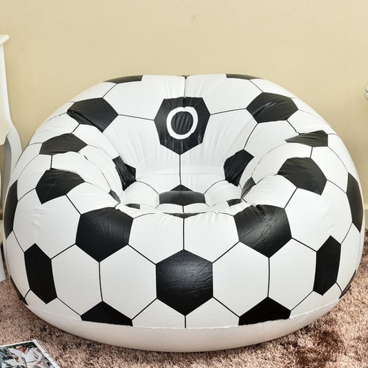 Fashion Casual Lazy Chair Creative Inflatable Sofa Single Stool(Football Sofa) by bashfashion