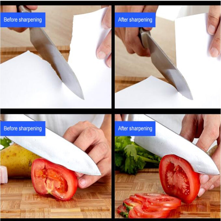 Double Sided Knife Sharpener Super Fine Grinder Sharpen Tool by bashfashion