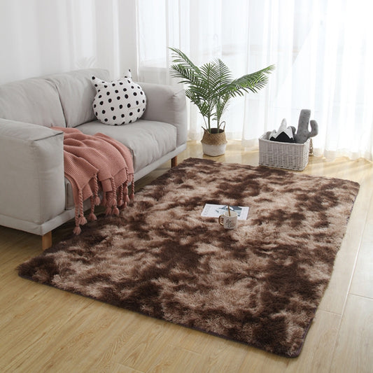 Simple Sofa Bedside Gradient Carpet Living Room Bedroom Mat, Color:Coffee, Size:40x60cm by bashfashion