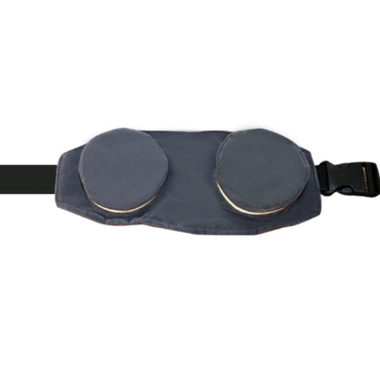 Moxibustion Clothing Thickened Smokeless Neck and Shoulder Insulation Clothing Moxibustion Flocking Cloth Cover, Style:2 United Gray by bashfashion