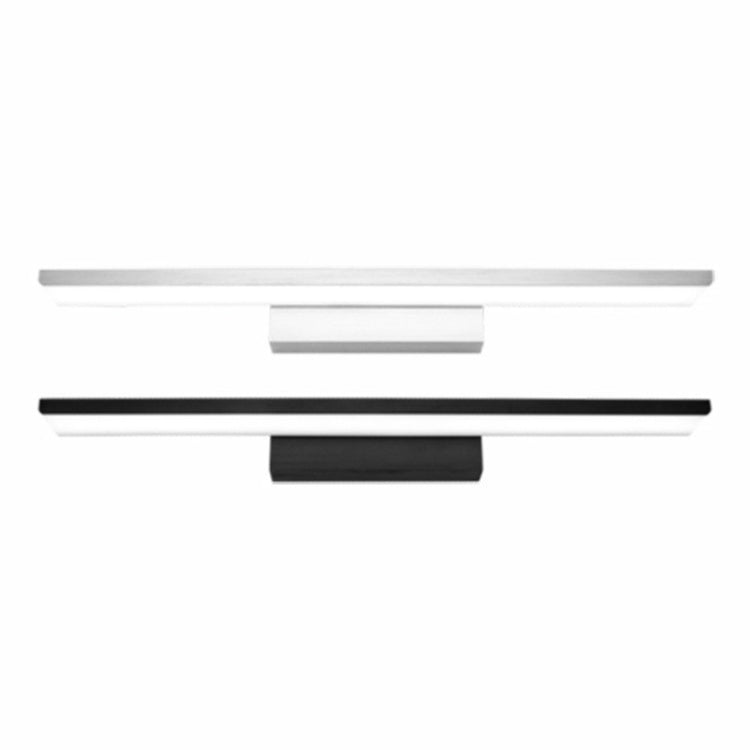 16W 41cm White Light LED Dressing Light Simple Toilets Bathroom Mirror Light Decoration Lamps(Brush Black) by bashfashion