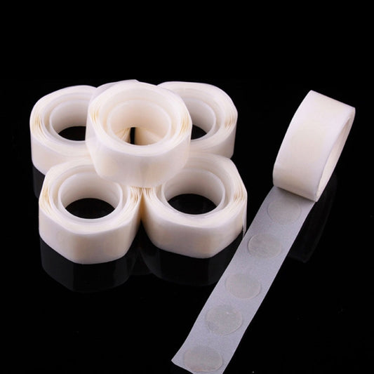 5 Rolls Small Double-Sided Glue Balloon Removable Non-Marking Glue Tape 100 Capsules(White) by bashfashion