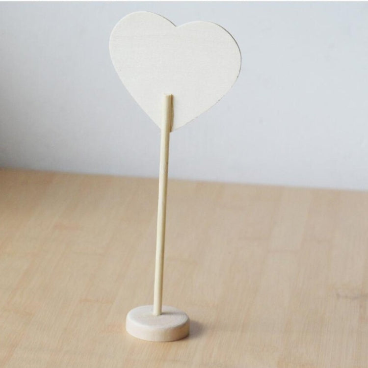 10 PCS Wooden Blackboard Chalkboard Mini Message Notice Board Table Wedding Party Decoration by bashfashion