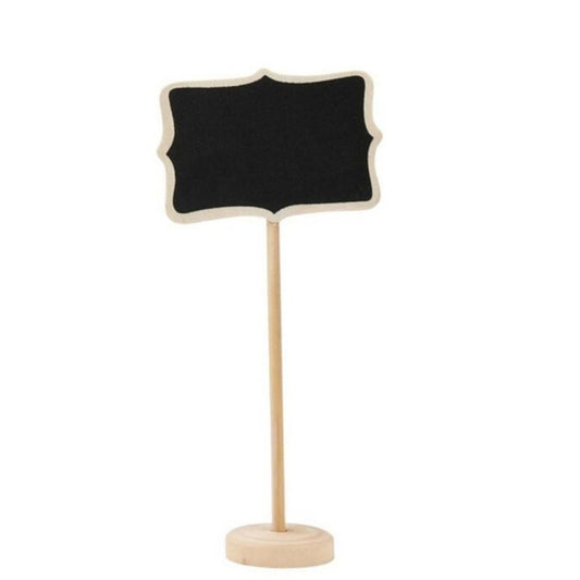 10 PCS Blackboard Wooden Chalkboard Mini Message Notice Board Table Wedding Party Decoration by bashfashion