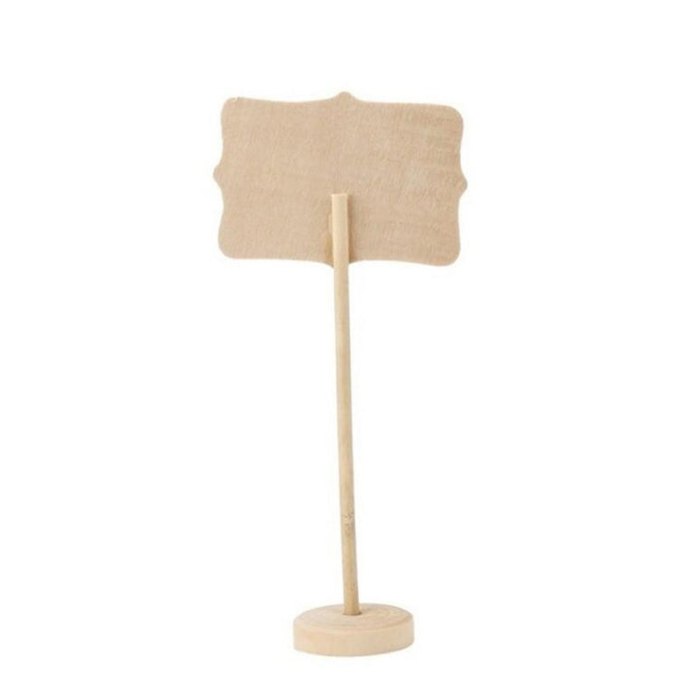 10 PCS Blackboard Wooden Chalkboard Mini Message Notice Board Table Wedding Party Decoration by bashfashion