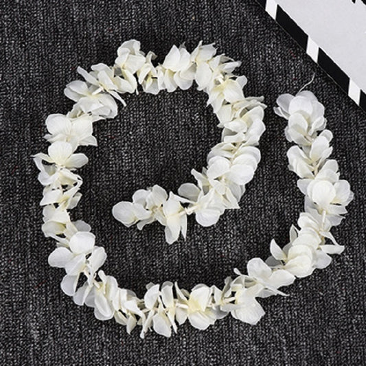 10 PCS 1M Simulation Orchids String Wedding Arrangement Flower Strip Stage Decoration Supplies(Milk White) by bashfashion