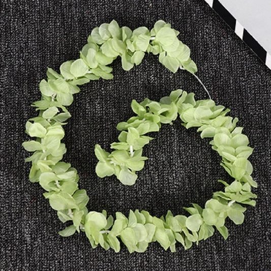 10 PCS 1M Simulation Orchids String Wedding Arrangement Flower Strip Stage Decoration Supplies(Light Green) by bashfashion