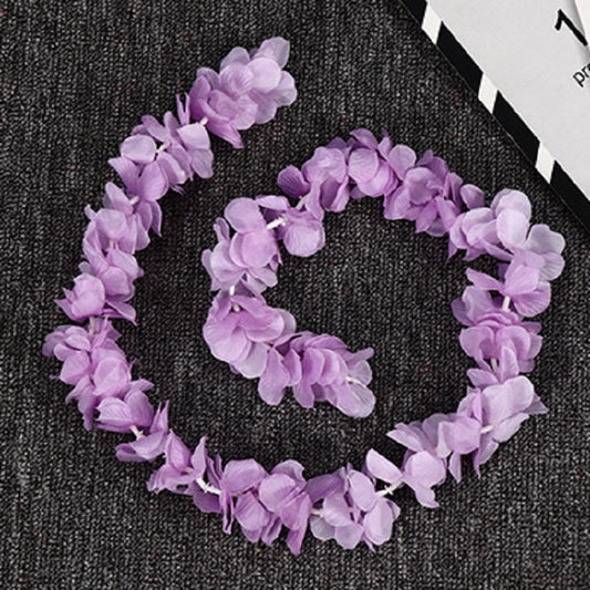 10 PCS 1M Simulation Orchids String Wedding Arrangement Flower Strip Stage Decoration Supplies(Purple) by bashfashion
