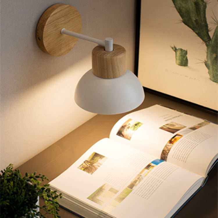 LED Wall Lamp Bedroom Bedside Lamp, Style:A(With LED Warm Light 5W) by bashfashion