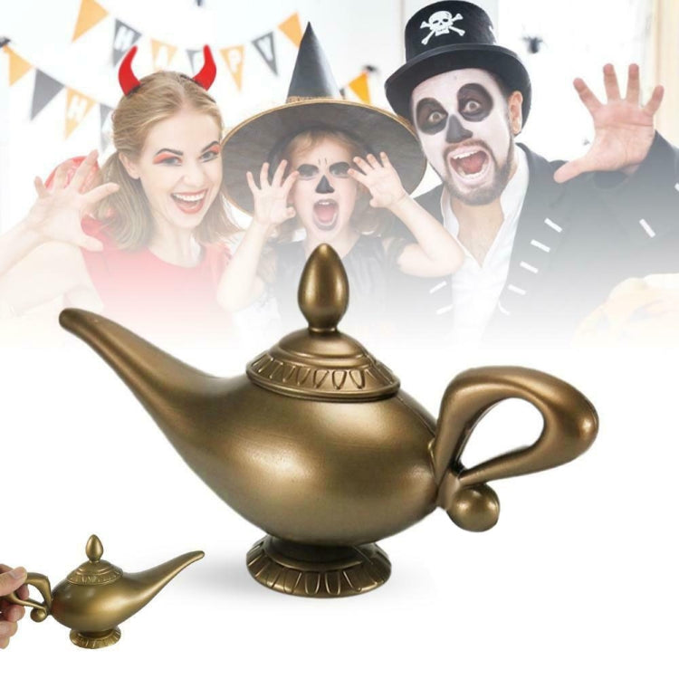 Arabian Magic Lamp Plastic Halloween Costume Props Role-playing Props by bashfashion