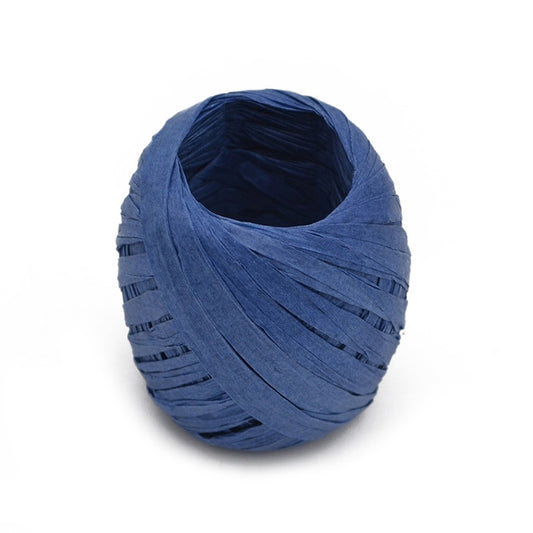 20M Paper Rope Raffia Ribbon Natural Lace Rope Gift Box Wrapping DIY Decoration(Royal Blue) by bashfashion