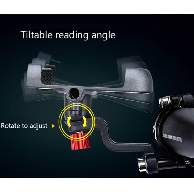 360 Rotate Eagle Claw Bionic Bike Phone Holder Mount Aluminum Bicycle Motocycle Handlebar Cellphone Stand Bracket(Silver) by bashfashion